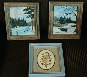 lot 80 image: Three 7x 6 Framed Pictures- Two Russian (1995) &amp One Taiwanese R. O. C.&nbsp