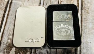 lot 25 image: Vintage Jack Daniels Old No. 7 Zippo Lighter in Metal Case