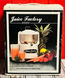 lot 99 image: Juice Factory 2000 Stainless Steel Centrifugal Commercial Vegetable Juicer