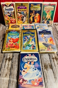 lot 105 image: Eleven Walt Disney Masterpiece Collection VHS Movies