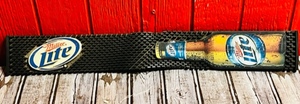 lot 118 image: Vintage Miller Lite Bar Mat