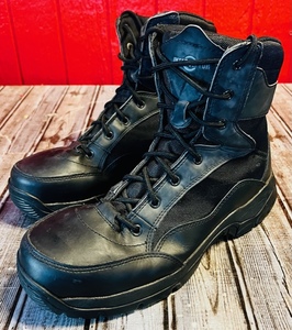 lot 142 image: Size 10 Mens Interceptor Tactical Boots WComposite Toe