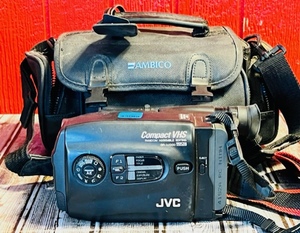 lot 174 image: JVC GR-AX200U Compact VHS Camcorder 12x Hyper Zoom- Transfer to Digital