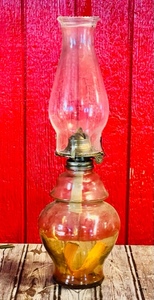 lot 175 image: Antique KeroseneHurricane Lamp