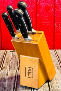 lot 177 image: WPSantoku Damascus Steel Kitchen Knife Set