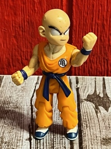 lot 233 image: 2000 Dragon Ball Z Krillin Action Figure b.s.s. , t.a.
