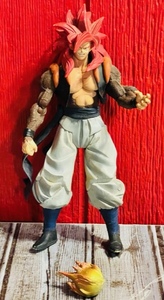lot 234 image: 9 Dragon Ball Z Super Saiyan 4 Gogeta W Tail &amp Fireball