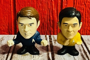lot 237 image: 2009 Burger King Kids Club 3 Sulu &amp Dr. McCoy Talking Figures
