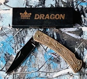 lot 21 image: Vintage Royal Dragon Cutlery Stainless Steel Pocket Knife