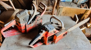 lot 161 image: Vintage Huskvarna &amp Other Chainsaw