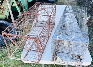 lot 119 image: Two Large Live Animal Traps