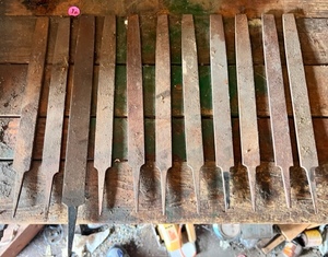 lot 83 image: Lot of Eleven Vintage Metal Files - Including Powr-Kraft, Black Diamond, Craftsman, &amp Nicholson