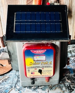 lot 46 image: Parmak Precision Solar Pak 6 Solar Powered 25 Mile Range Fence Charger