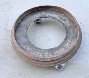 lot 194 image: Filter Queen Majestic Vacuum Cleaner Swivel Caster SetRolling Caddy Wheels