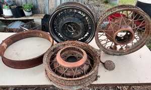 lot 99 image: Model A &amp Model T Ford Wheels W Model T Step Up