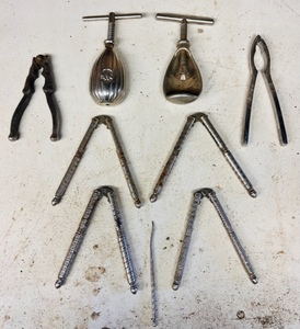lot 229 image: Lot of Eight Vintage Nutcrackers - Including OMQ&nbsp