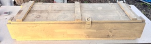 lot 239 image: Vintage Wooden Ammunition Box&nbsp44 x 14 x 7&nbsp