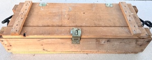 lot 240 image: Vintage Wooden Ammunition Box&nbsp33 x 12 x 6&nbsp