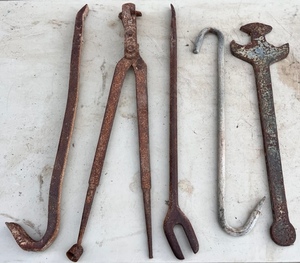 lot 261 image: Five Assorted AntiqueVintage Tools Used on the Ranch