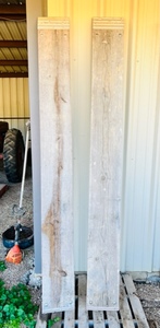 lot 106 image: Two Long Wooden Ramps With Metal Ends
