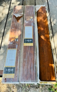 lot 160 image: Two Unopened &amp One Opened Packs of El Dorado 12mm x 166mm x 1215mm Carolina Hickory HS Hand-Scraped Board for Laminate Flooring