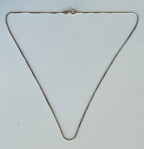 lot 16 image: .925 Sterling Silver ChainNecklace Made in Italy