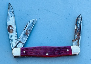 lot 57 image: Vintage Boker 3 Blade Pocket Knife Made in Germany&nbsp