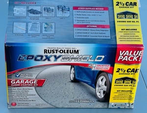 lot 62 image: Rust-Oleum Epoxyshield Garage Floor Coating Kit
