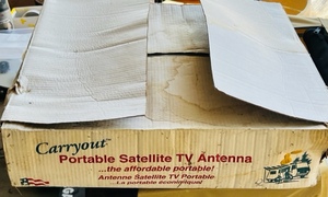 lot 88 image: Carry out Portable Satellite TV Antenna