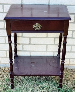 lot 118 image: Vintage Wooden Hallway Table
