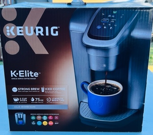 lot 123 image: Keurig K- Elite Single Serve Coffee Maker