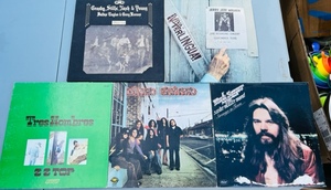 lot 129 image: Five Record Albums - Including Lynyrd Skynyrd, ZZ Top, &amp Jerry Jeff Walker