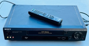 lot 137 image: Sony Video Cassette Recorder Model SLV-779HF WRemote