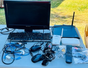 lot 140 image: Large Lot of Computer &amp Router Items