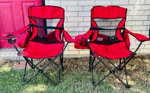 lot 144 image: Two Fold Up Camping Chairs WCarrying Cases
