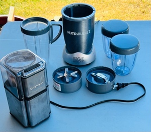 lot 173 image: One NutriBullet WAssessories &amp One Cusinart Model DCG-12BC (FA) Coffee Grinder