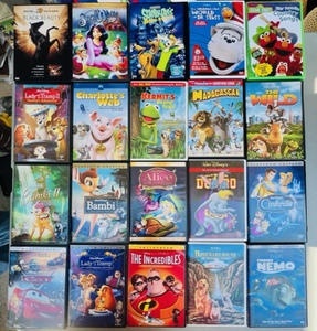 lot 192 image: Twenty Disney &amp Other Popular Childrens DVD Movies