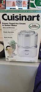 lot 58 image: cuisinart 1 12 qt ice cream maker
