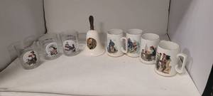 lot 62 image: Norman Rockwell 8 pc lot