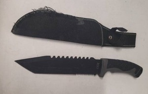 lot 2 image: Jabes Cutlery knife with sheath