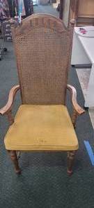 lot 65 image: 6 Cane back chairs