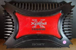 lot 8 image: SONY XPLOD 21 Amp Car Stereo Old School Amplifier 1400W $$$