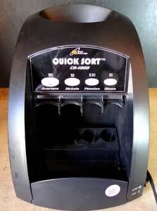 lot 20 image: Royal Sovereign Quick Sort CO-1000 One-Row Coin Sorter - TESTEDWORKS