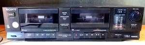 lot 74 image: SONY TC-W380 VINTAGE DUAL CASSETTE DECK