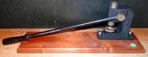 lot 75 image: VINTAGE ORIGINAL CRACKUM WILD NUT NUT CRACKER WITH ORIGINAL BASE
