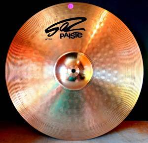 lot 83 image: PAISTE 502 20 RIDE CYBAL (AS NEW) $$$