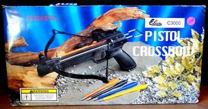 lot 104 image: Vintage Pistol Crossbow Bow 5 Arrows - MODEL C3000 - NIB