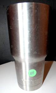 lot 111 image: YETI 20 OZ STAINLESS TUMBLER