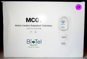 lot 134 image: MCOT MOBILE CARDIAC OUTPATIENT TELEMETRY PATCH SYSTEM BIOTEL HEART - NEWSEALED