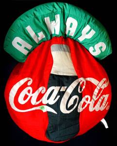 lot 159 image: ALWAYS COCA-COLA PLAY BY PLAY ADVERTISING PLUSH 24 - NEW WTAGS